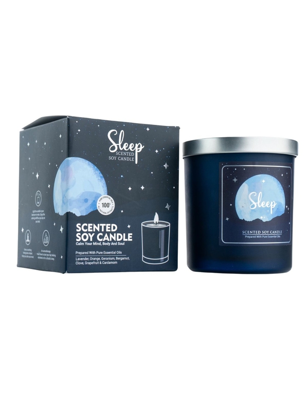 Bougie au huiles essentielles Aromathérapie sommeil réparateur