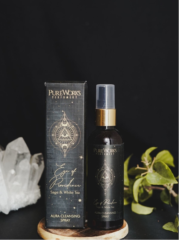 Parfum d'ambiance Purifiant Eye of Providence - Sauge et Thé Blanc - pour chasser les énergies négatives