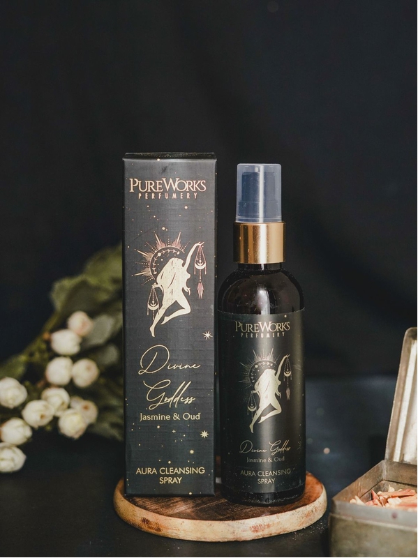 Parfum d'ambiance Purifiant Divine Goddess - Jasmin et Oud - élévation spirituelle